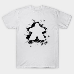 Meeple Splash - Black T-Shirt